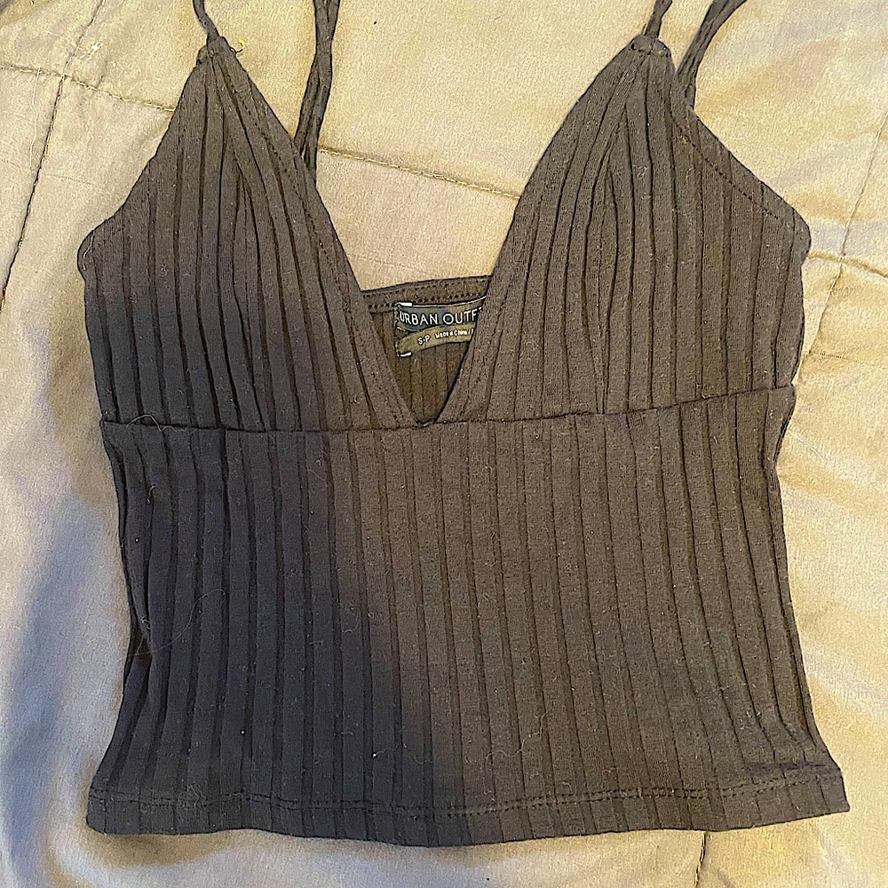 Black crop top